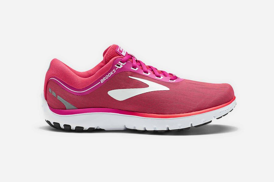 Brooks Pureflow 7 Road Löparskor Dam - Rosa/Vita - 6394-HGJIZ